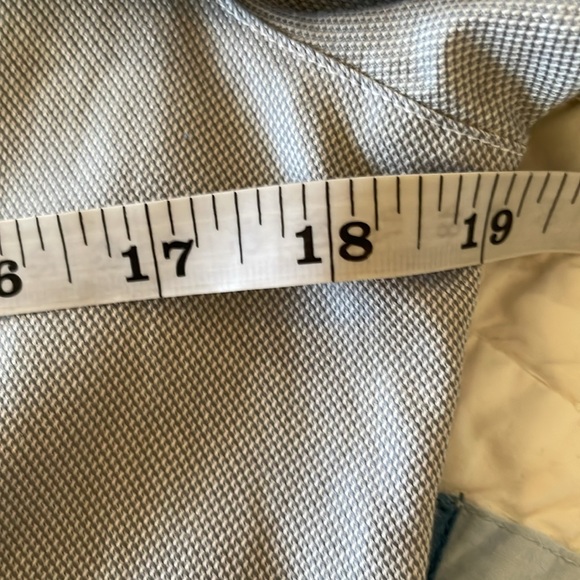 Anne Fontaine Paris true wrap dress shirt, gray with white collar & cuffs Size 3 - Picture 12 of 15